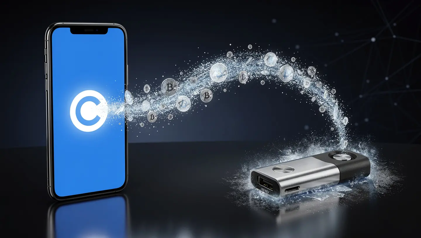 Coinbase to a cold wallet