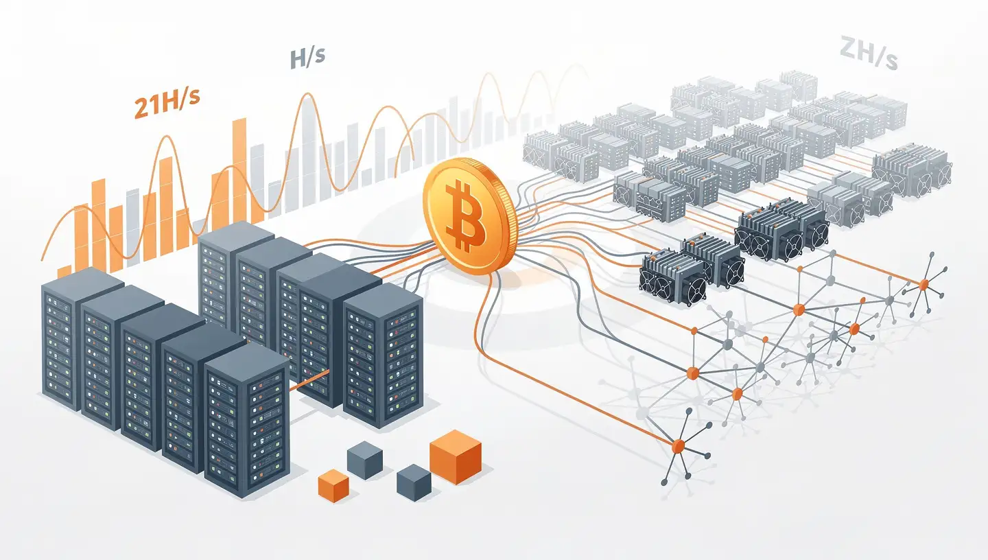 How is bitcoin hash rate measured