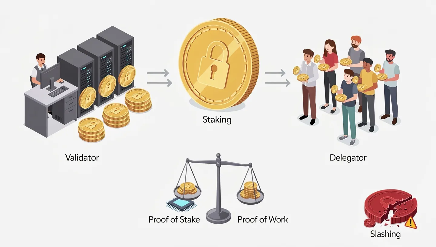 How does crypto staking work