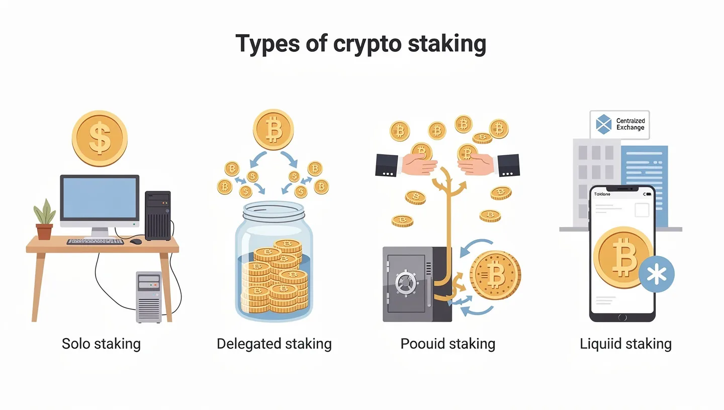 Types of crypto staking